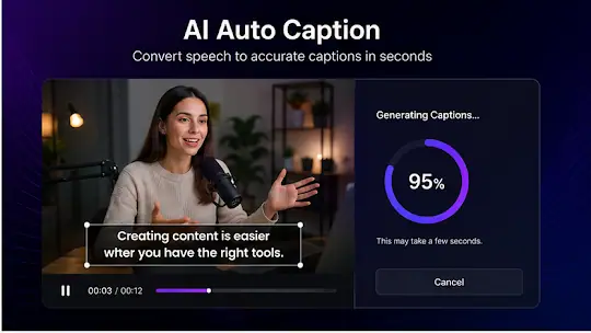 Auto Caption and Subtitle screenshot 4