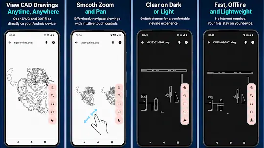 CADView: DWG DXF Viewer screenshot 2