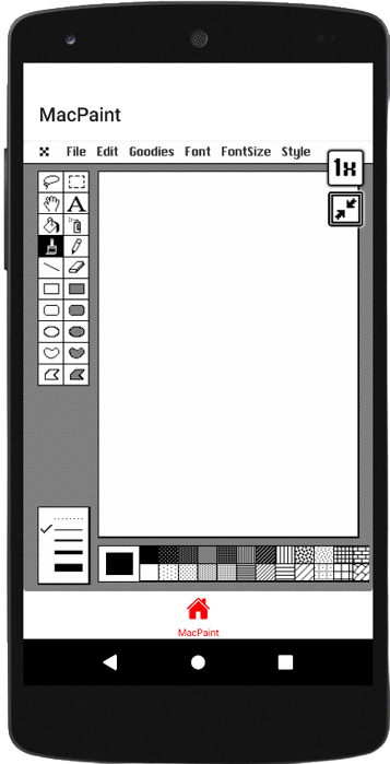 MacPaint screenshot 1