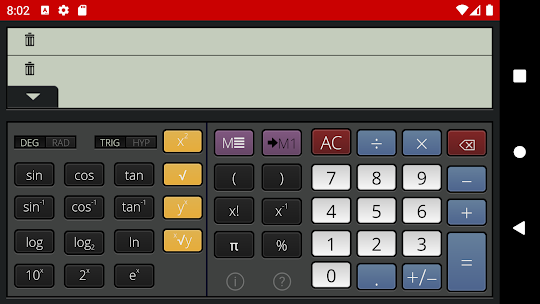 Scientific Calculator screenshot 1