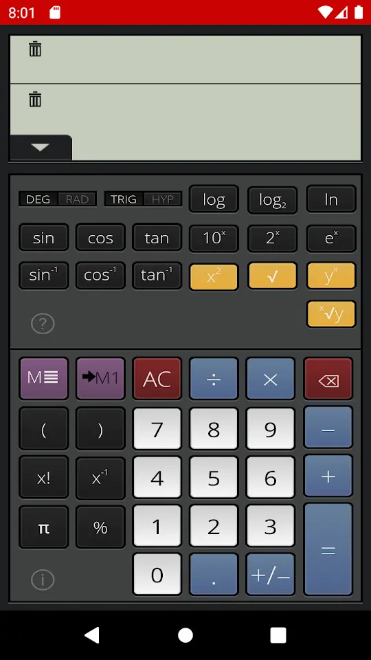 Scientific Calculator screenshot 2