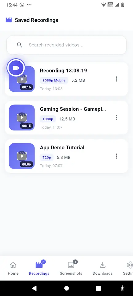 Screen Recorder Video Recorder screenshot 3