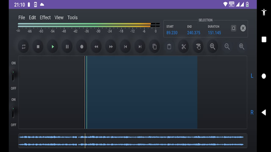 Simple Audio Editor screenshot 2