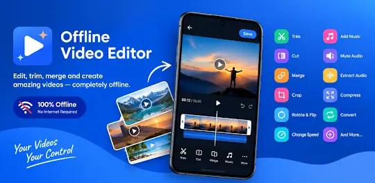 Twinkle Offline Video Editor screenshot 1