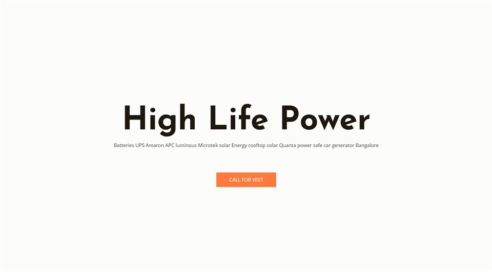 HighLife Power e-commerce website designed and built by Codegres
